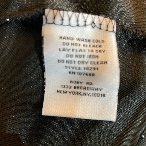 Ruby Road Womens Black/ Silver Top Size 2X - Picture 6 of 6